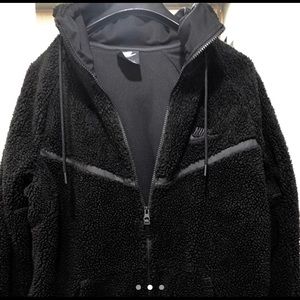 Nike Tech Sherpa Black Men’s Jacket/hoodie.